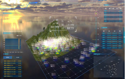 煤矸石山云监测